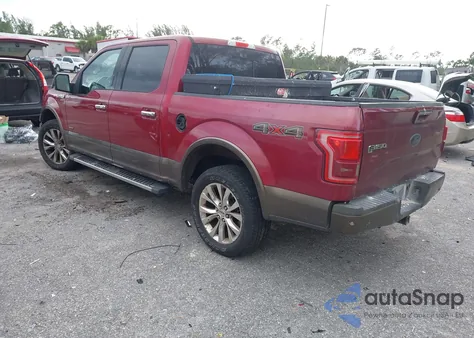 2015 Ford F-150 Lariat z USA, uszkodzony, nr VIN 1FTEW1EG5FFB04862